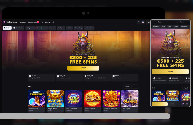 RockWin Casino UX